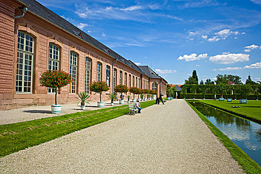 新,城堡,施威琴根,18世纪,巴登符腾堡,德国,欧洲