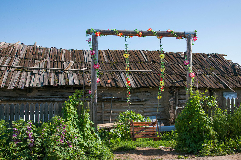 内蒙古,河边,小,农舍_高清图片_全景视觉