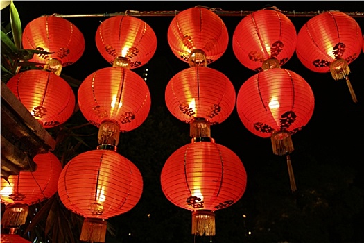 紅色,燈籠