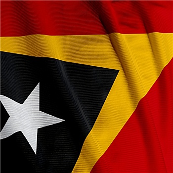 东帝汶,旗帜,特写