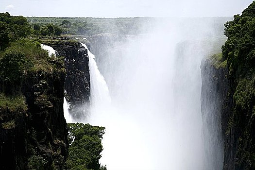 维多利亚瀑布,赞比亚,照片,非洲