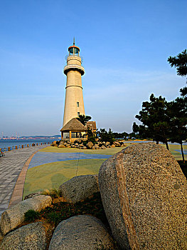 威海海滨灯塔