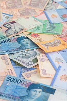 亚洲货币,印度,印度尼西亚,马来西亚