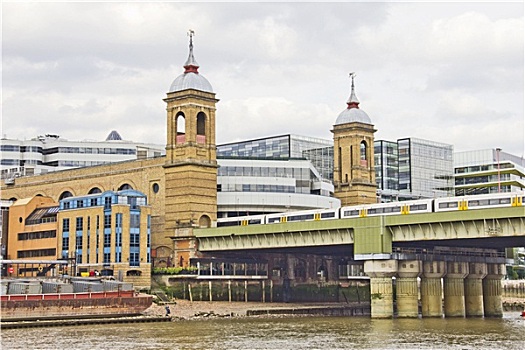 建筑,泰晤士河,河,伦敦