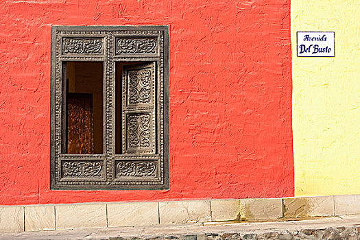 窗,华丽,金色,百叶窗,建筑,涂绘,红色,黄色,利马,秘鲁
