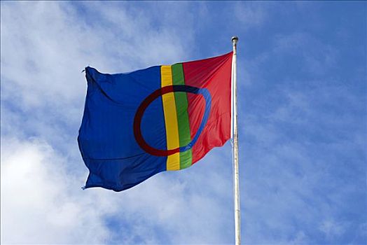 拉普兰人,旗帜,拉普兰,瑞典