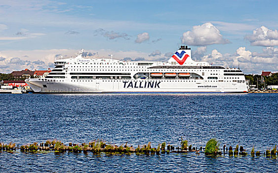 渡轮,爱沙尼亚,运输,乘客,港口,里加,道加瓦河,河,西部,拉脱维亚,欧洲