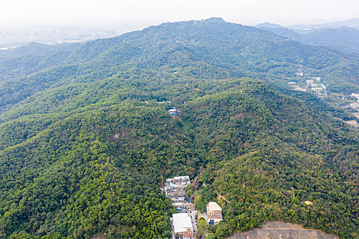 航拍广州白云山风景名胜区