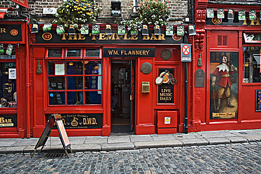 爱尔兰,都柏林,户外,流行,圣殿酒吧,地区