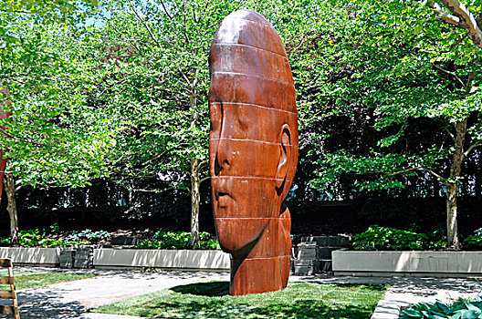 雕塑,千禧公园,芝加哥,伊利诺斯,美国,北美