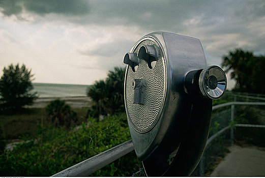 取景器,靠近,海滩,佛罗里达,美国