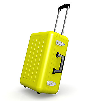 黄色,行李,角度,位置