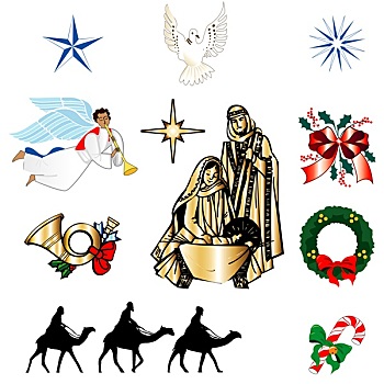 基督教,圣诞节,象征