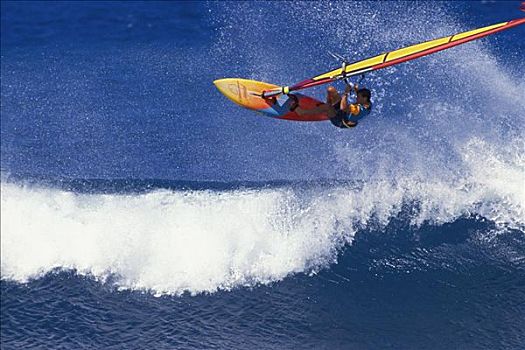 夏威夷,跳跃,帆板运动,竞赛