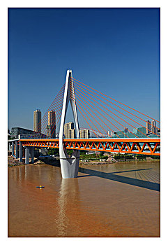 重庆风光千厮门大桥