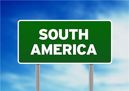 南美,公路,标识