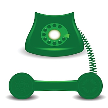 老,绿色,电话