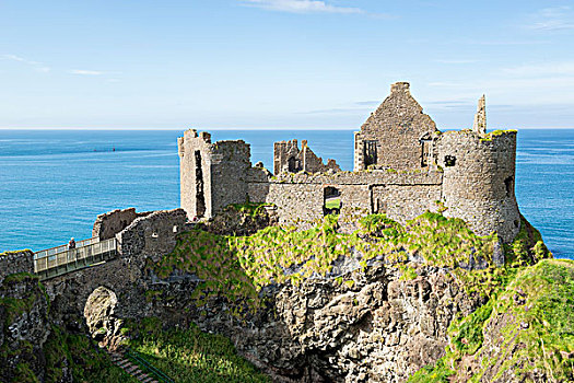 城堡,大西洋海岸,安特里姆郡,北爱尔兰