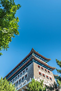 中国北京正阳门箭楼古建筑