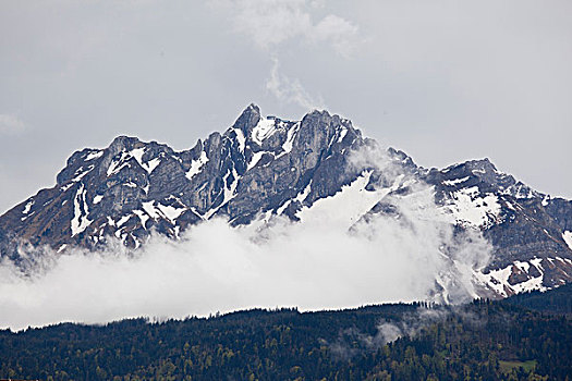 瑞士铁力士峰雪山