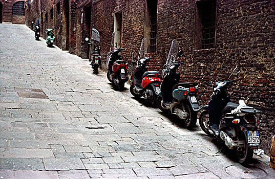 轻型摩托车,赭色,意大利