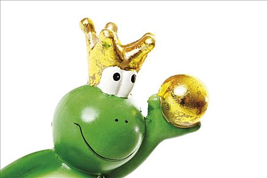 青蛙,国王,金色,球