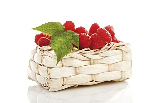 树莓,纤维编织篮