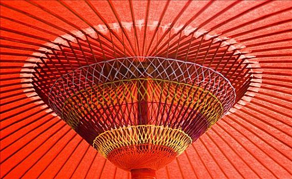 日本,东京,浅草,红色,伞