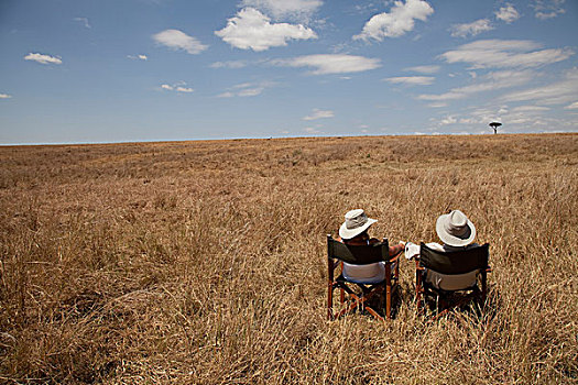 伴侣,旅行队,马赛马拉国家保护区,纳罗克地区,肯尼亚