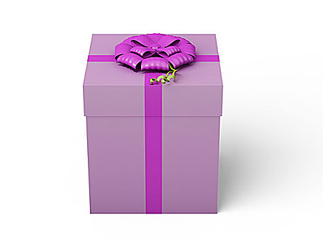 粉色,礼盒,丝带,蝴蝶结