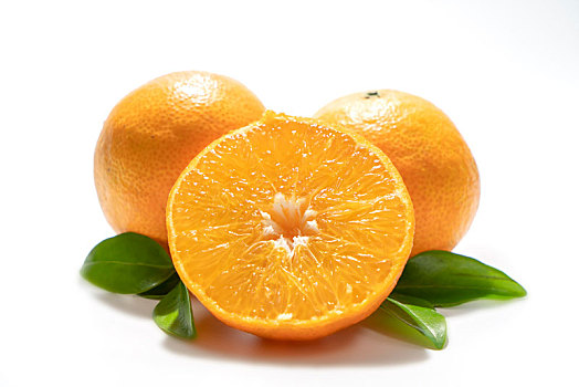 棚拍有机新鲜的甜橙