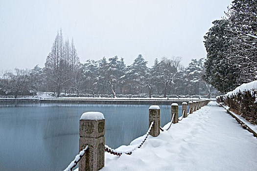 风雪中华门