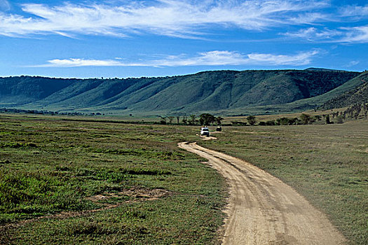 坦桑尼亚,恩戈罗恩戈罗火山口,游客