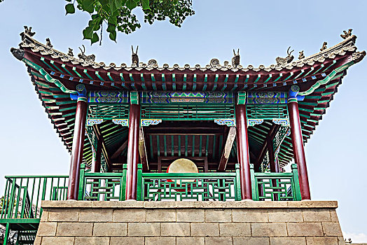 刘公岛博览园鼓楼古建筑