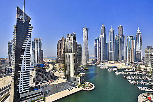 港口,摩天大楼,迪拜