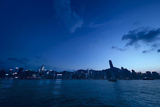 香港金融中心的夜晚