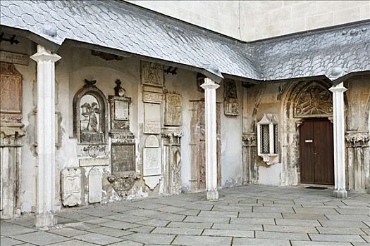 回廊,大教堂,帕绍,下巴伐利亚,德国