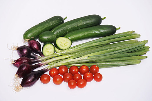 新鲜,蔬菜,白色背景,背景