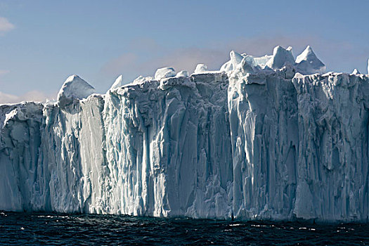 崎岖,冰山,伊路利萨特冰湾,迪斯科湾,格陵兰