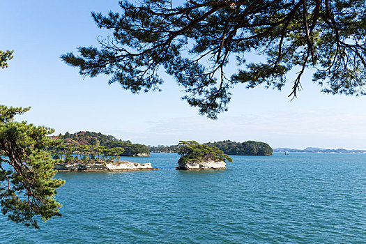 岛屿,松岛,日本