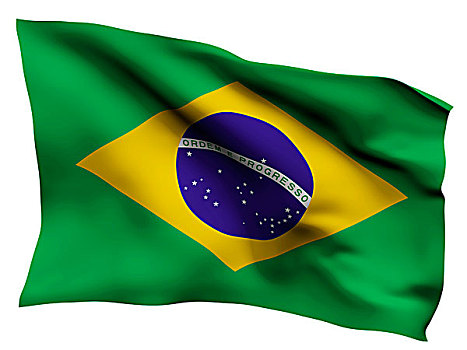 巴西,旗帜,绸缎,纹理