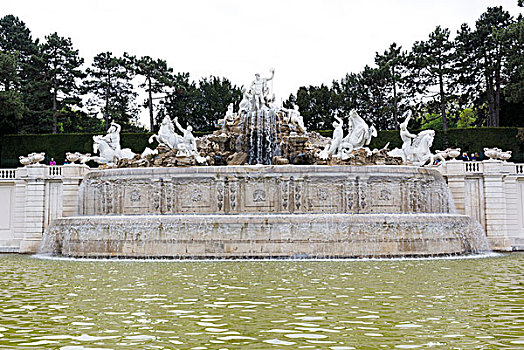 海王星喷泉,美泉宫
