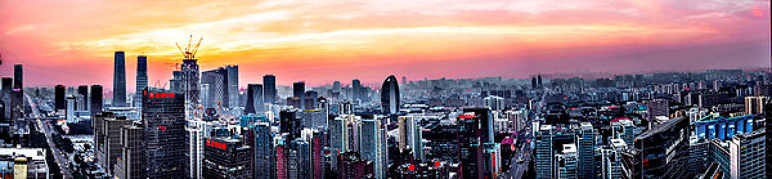北京东部城市全景