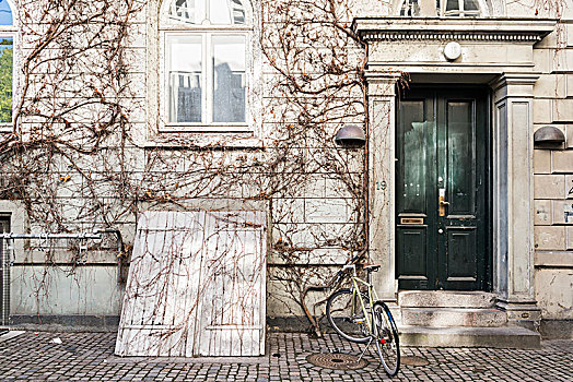 建筑,老建筑,中心,哥本哈根