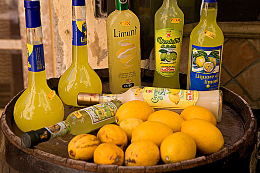 柠檬汁,陶尔米纳,省,墨西拿,西西里,意大利,欧洲
