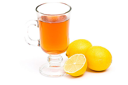 茶,新鲜,柠檬