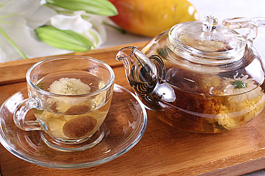 胖大海橄榄蜂蜜茶