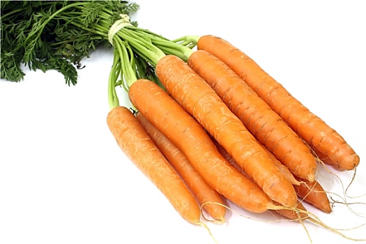 胡萝卜,新鲜,蔬菜,多,白色背景,背景