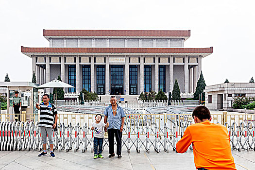 北京天安门广场毛主席纪念堂