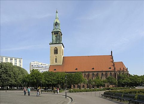 教堂,柏林,德国,欧洲